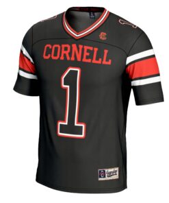 Men's GameDay Greats #1 Black Cornell Big Red Football Jersey