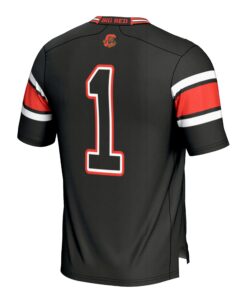 Men's GameDay Greats #1 Black Cornell Big Red Football Jersey