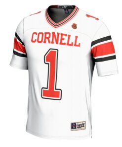 Men's GameDay Greats #1 White Cornell Big Red Football Jersey