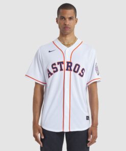 Men's Houston Astros Billy Wagner Nike White 2025 Baseball Hall of Fame Name & Number Retired Replica Jersey