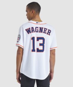 Men's Houston Astros Billy Wagner Nike White 2025 Baseball Hall of Fame Name & Number Retired Replica Jersey