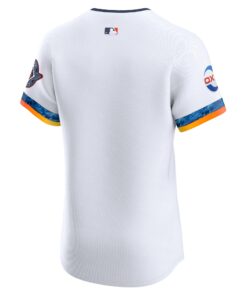 Men's Houston Astros Nike White 2025 City Connect Elite Jersey