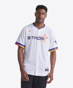 Men's Houston Astros Nike White 2025 City Connect Limited Jersey
