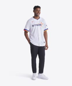 Men's Houston Astros Nike White 2025 City Connect Limited Jersey
