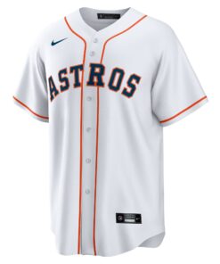Men's Houston Astros Nike White Home 2025 Jackie Robinson Day Replica Jersey