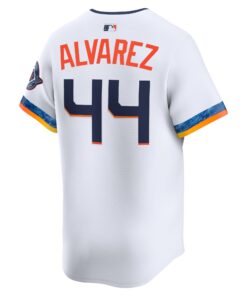 Men's Houston Astros Yordan Alvarez Nike White 2025 City Connect Limited Player Jersey