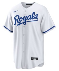 Men's Kansas City Royals Nike White Home 2025 Jackie Robinson Day Replica Jersey