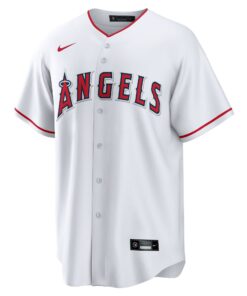 Men's Los Angeles Angels Nike White Home 2025 Jackie Robinson Day Replica Jersey