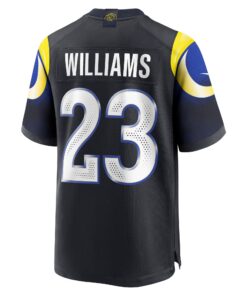 Men's Los Angeles Rams Kyren Williams Nike Midnight Blue 2025 Rivalries Collection Game Jersey