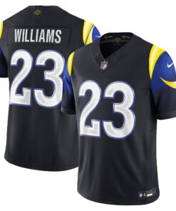 Men's Los Angeles Rams Kyren Williams Nike Midnight Blue 2025 Rivalries Collection Limited Jersey