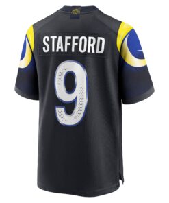 Men's Los Angeles Rams Matthew Stafford Nike Midnight Blue 2025 Rivalries Collection Game Jersey