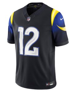 Men's Los Angeles Rams Puka Nacua Nike Midnight Blue 2025 Rivalries Collection Limited Jersey