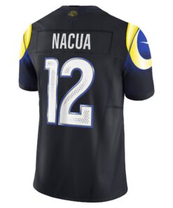 Men's Los Angeles Rams Puka Nacua Nike Midnight Blue 2025 Rivalries Collection Limited Jersey