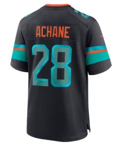 Men's Miami Dolphins De'Von Achane Nike Pitch Blue 2025 Rivalries Collection Game Jersey