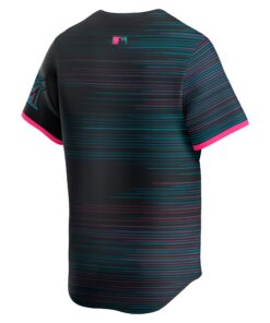 Men's Miami Marlins Nike Black 2025 City Connect Limited Jersey