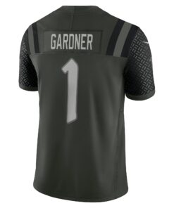 Men's New York Jets Ahmad Sauce Gardner Nike Gotham Green 2025 Rivalries Collection Limited Jersey