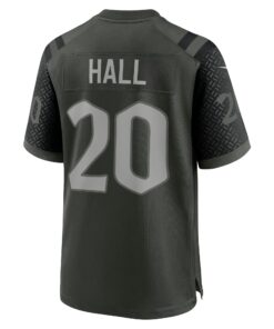 Men's New York Jets Breece Hall Nike Gotham Green 2025 Rivalries Collection Game Jersey