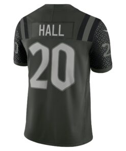Men's New York Jets Breece Hall Nike Gotham Green 2025 Rivalries Collection Limited Jersey