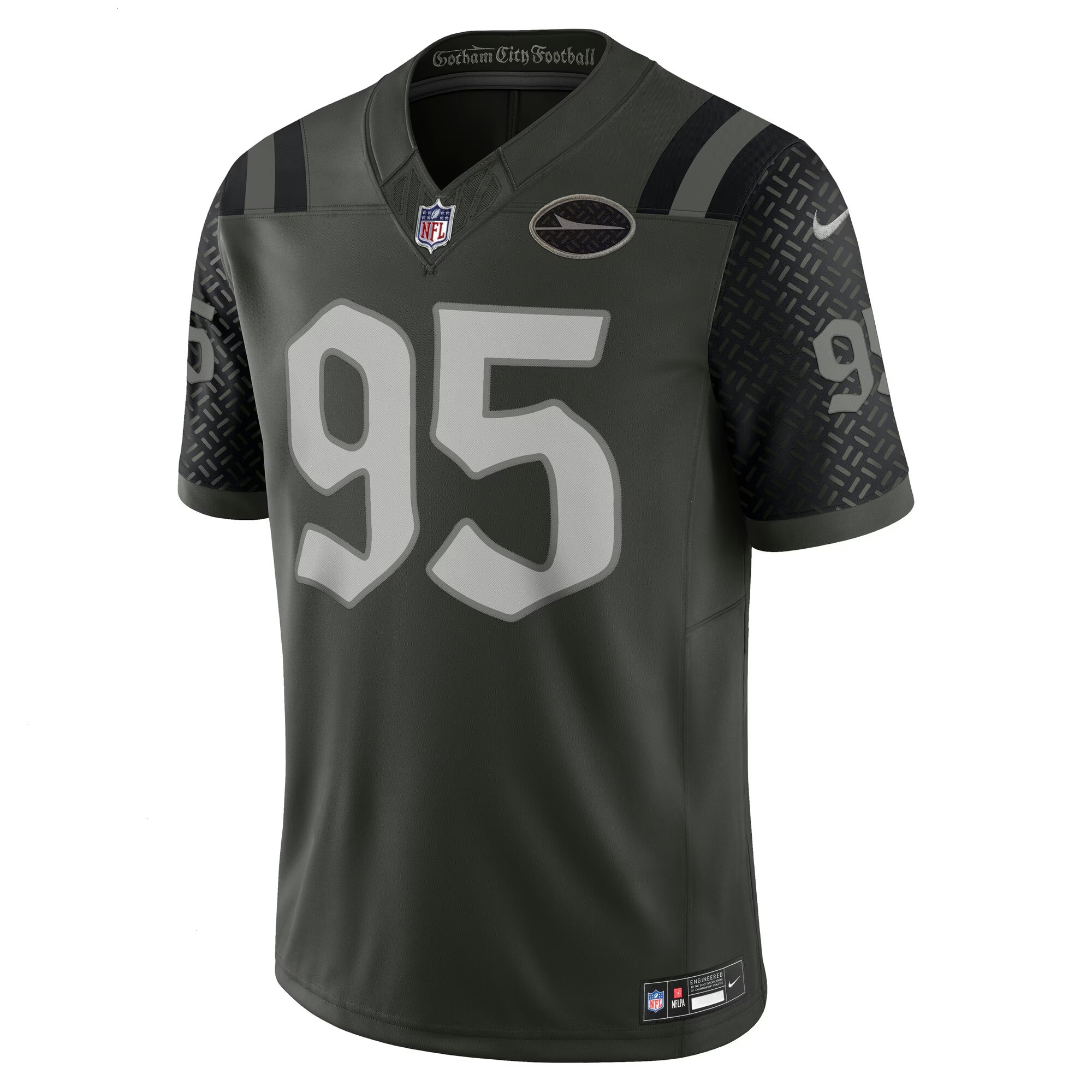 Men's New York Jets Quinnen Williams Nike Gotham Green 2025 Rivalries Collection Limited Jersey