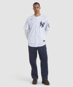Men's New York Yankees Ichiro Suzuki Nike White 2025 Baseball Hall of Fame Name & Number Retired Replica Jersey