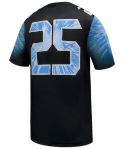 Men's Nike #25 Black UCF Knights 2025 Space Game Football Game Jersey