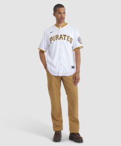 Men's Pittsburgh Pirates Dave Parker Nike White 2025 Baseball Hall of Fame Name & Number Retired Replica Jersey