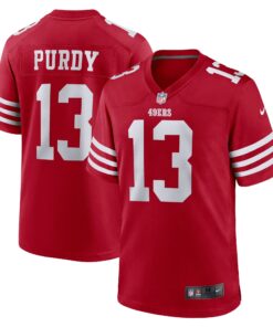 Men's San Francisco 49ers Brock Purdy Nike Scarlet Game Player Jersey