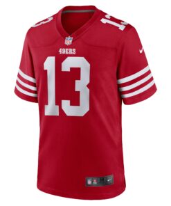 Men's San Francisco 49ers Brock Purdy Nike Scarlet Game Player Jersey