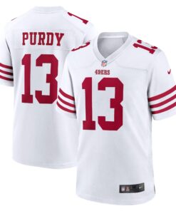 Men's San Francisco 49ers Brock Purdy Nike White Game Player Jersey