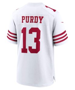 Men's San Francisco 49ers Brock Purdy Nike White Game Player Jersey