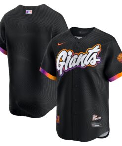 Men's San Francisco Giants Nike Anthracite 2025 City Connect Limited Jersey