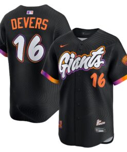 Men's San Francisco Giants Rafael Devers Nike Black 2025 City Connect Limited Player Jersey