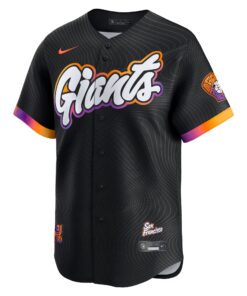 Men's San Francisco Giants Rafael Devers Nike Black 2025 City Connect Limited Player Jersey