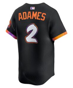 Men's San Francisco Giants Willy Adames Nike Black 2025 City Connect Limited Player Jersey