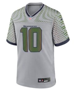 Men's Seattle Seahawks Cooper Kupp Nike Wolf Gray 2025 Rivalries Collection Game Jersey