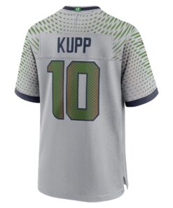 Men's Seattle Seahawks Cooper Kupp Nike Wolf Gray 2025 Rivalries Collection Game Jersey