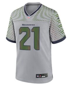Men's Seattle Seahawks Devon Witherspoon Nike Wolf Gray 2025 Rivalries Collection Game Jersey