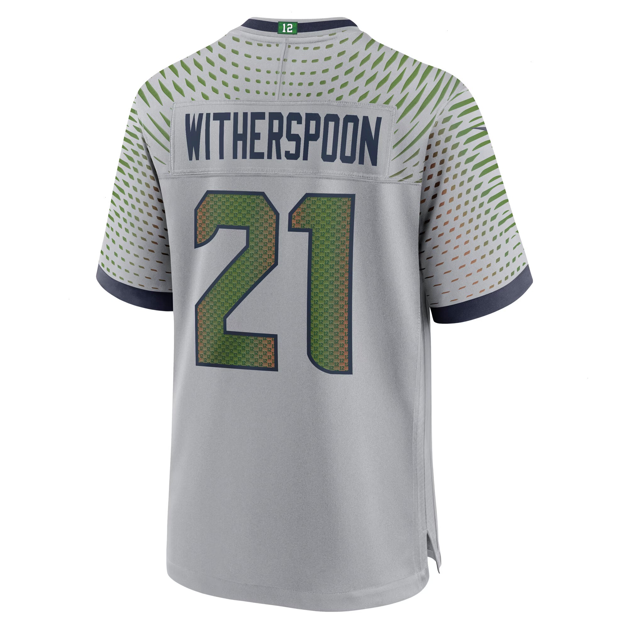Men's Seattle Seahawks Devon Witherspoon Nike Wolf Gray 2025 Rivalries Collection Game Jersey