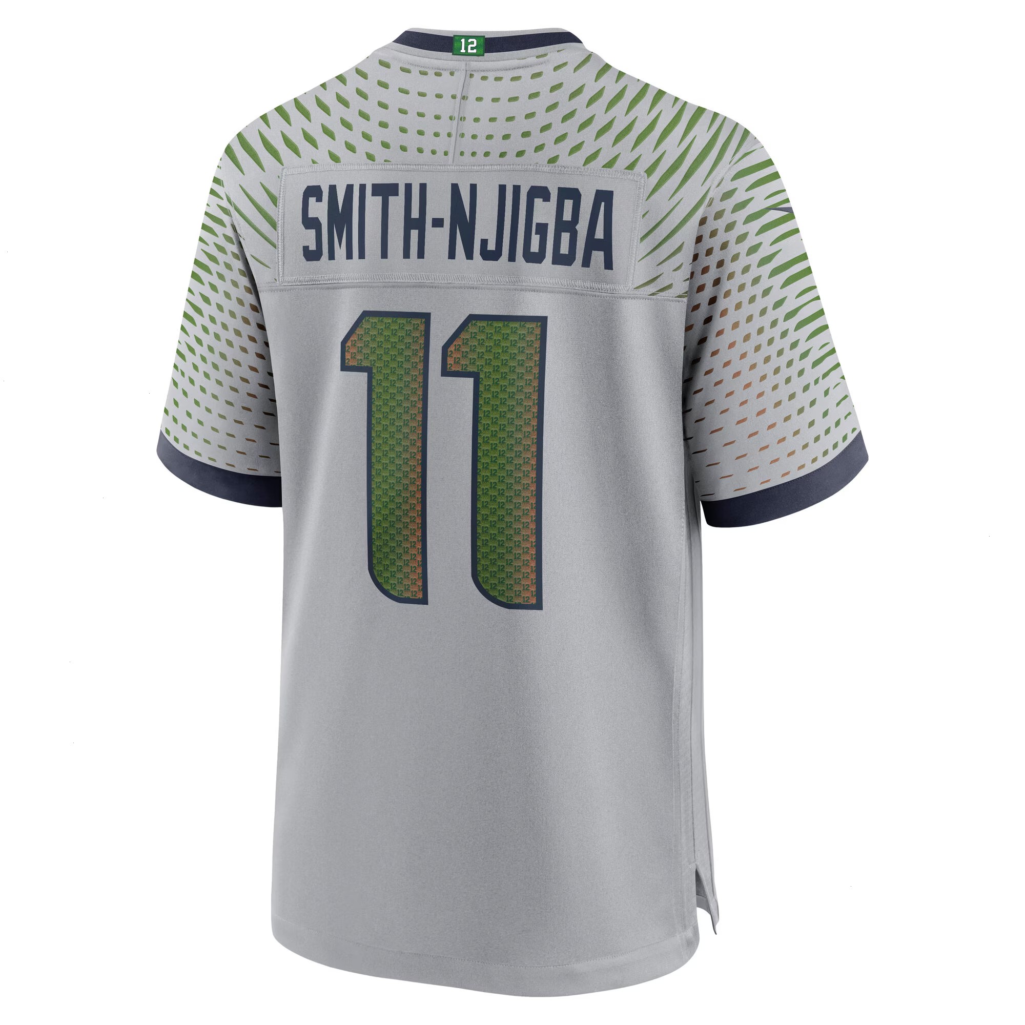 Men's Seattle Seahawks Jaxon Smith-Njigba Nike Wolf Gray 2025 Rivalries Collection Game Jersey