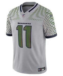 Men's Seattle Seahawks Jaxon Smith-Njigba Nike Wolf Gray 2025 Rivalries Collection Limited Jersey
