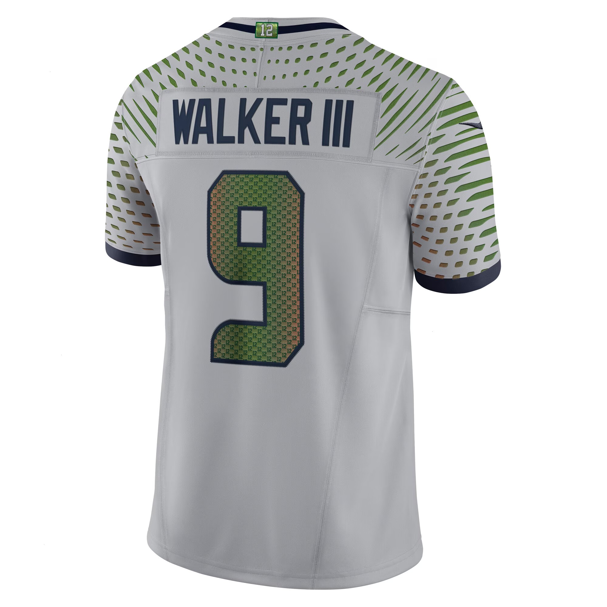 Men's Seattle Seahawks Kenneth Walker III Nike Wolf Gray 2025 Rivalries Collection Limited Jersey