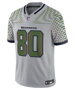 Men's Seattle Seahawks Steve Largent Nike Wolf Gray 2025 Rivalries Collection Retired Player Limited Jersey