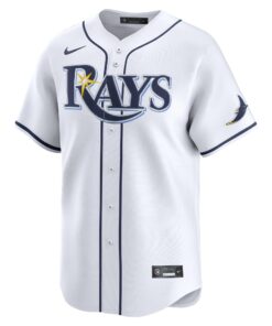 Men's Tampa Bay Rays Nike White Home 2025 Jackie Robinson Day Limited Jersey