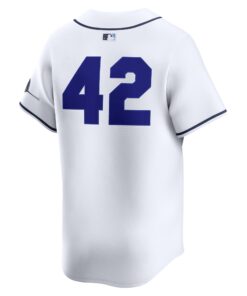 Men's Tampa Bay Rays Nike White Home 2025 Jackie Robinson Day Limited Jersey