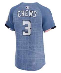 Men's Washington Nationals Dylan Crews Nike Blue 2025 City Connect Elite Player Jersey