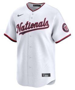 Men's Washington Nationals Nike White Home 2025 Jackie Robinson Day Limited Jersey