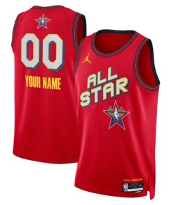 NBA Jordan Brand All Star 2025 Swingman Jersey - Red - Unisex
