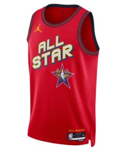 NBA Jordan Brand All Star 2025 Swingman Jersey - Red - Unisex