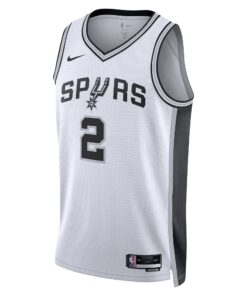 San Antonio Spurs Nike Association Swingman Jersey NBA 2025 First Round Draft Pick - White - Dylan Harper - Youth