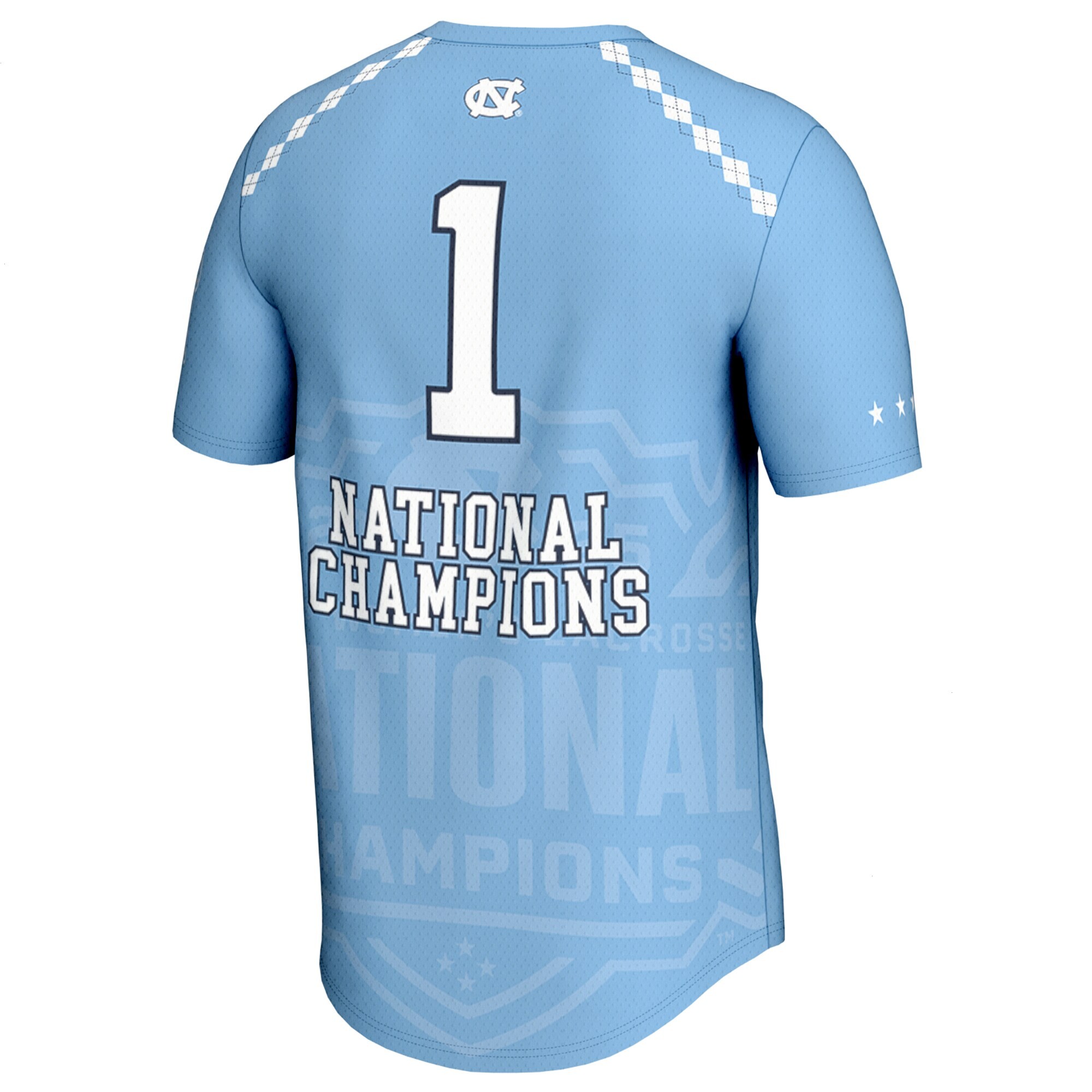 Unisex GameDay Greats #1 Carolina Blue North Carolina Tar Heels 2025 NCAA Women's Lacrosse National Champions Lightweight Fashion Jersey